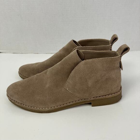 Dolce Vita Sz 9 Findley Ankle Booties Pull-on Suede Chukka Boots Style Comfort - Picture 2 of 16